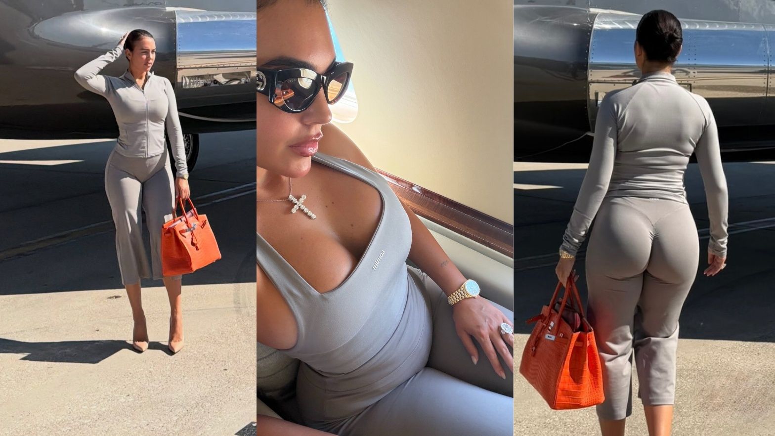  Georgina Rodríguez i jej Brikin Bag za 300 tys. zł
