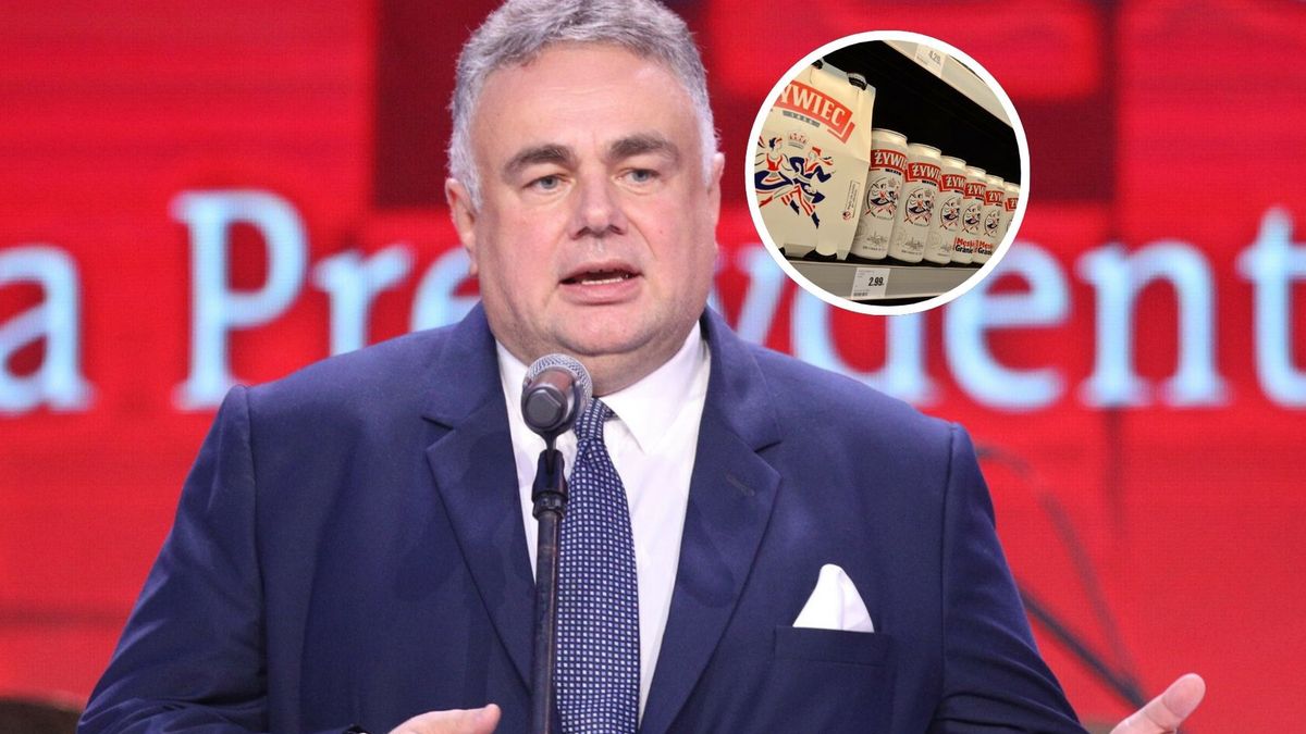 Grupa Żywiec nie będzie dłużej reklamować się w TV Republika. Na zdj. red. naczelny stacji Tomasz Sakiewicz