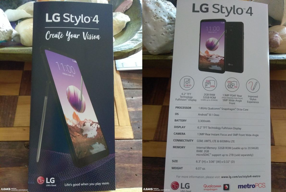 #wSkrócie: specyfikacja LG Stylo 4, LG G8 z ekranem 4K oraz wizualizacja wyglądu Nokii 5.1 Plus 2