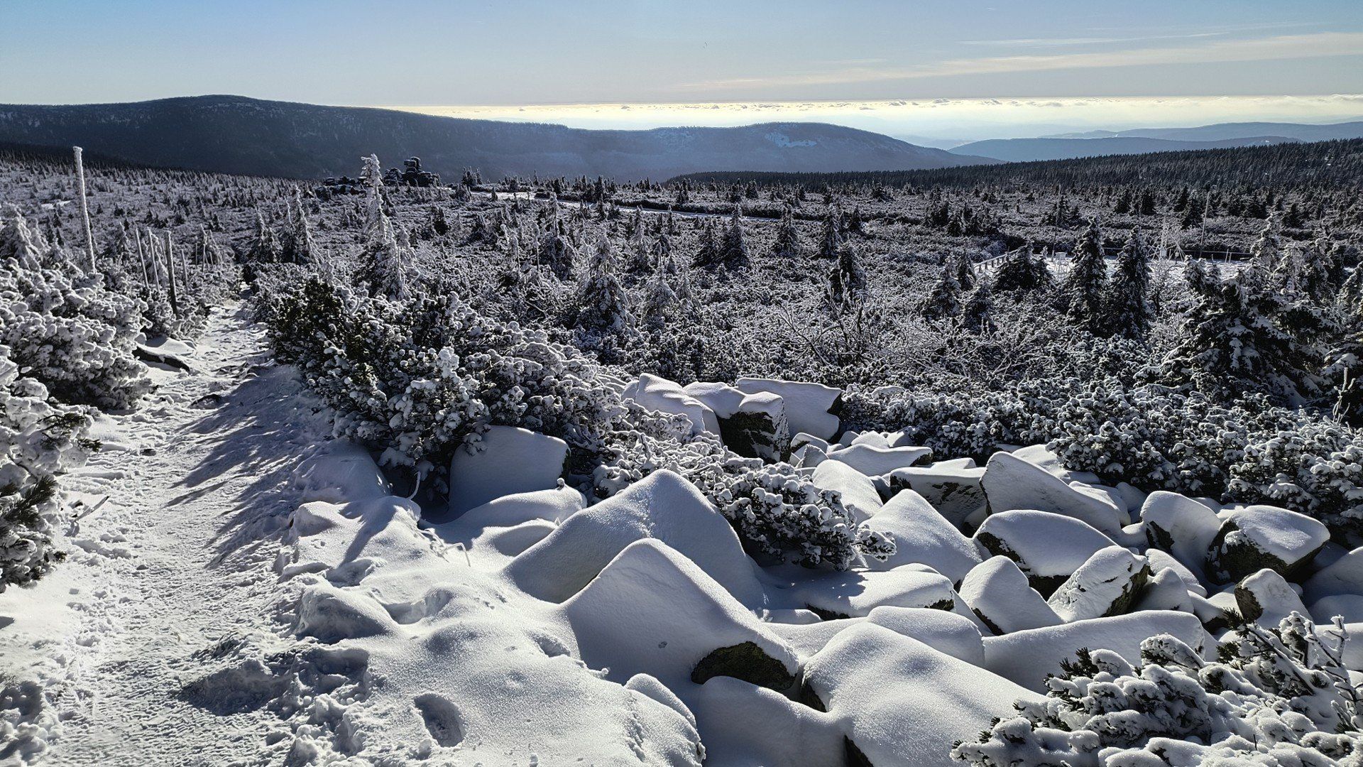 Bajkowa zima w Karkonoszach. 23 listopada 2025