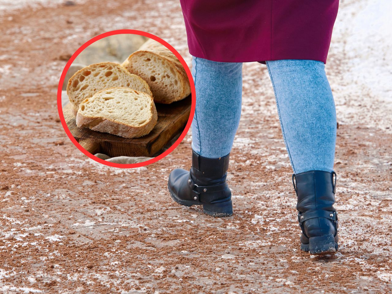 Say goodbye to salt stains on shoes with this bread crust trick