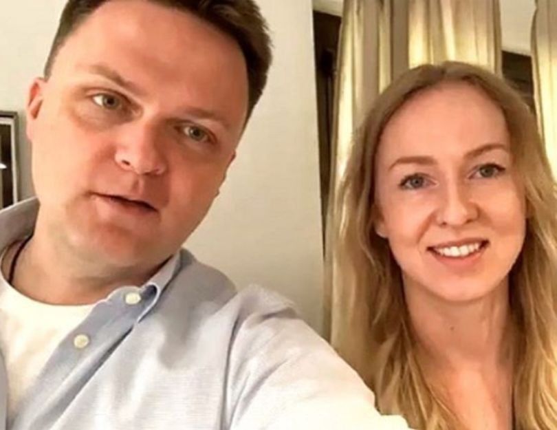 Szymon Hołownia broni żony przed hejterami