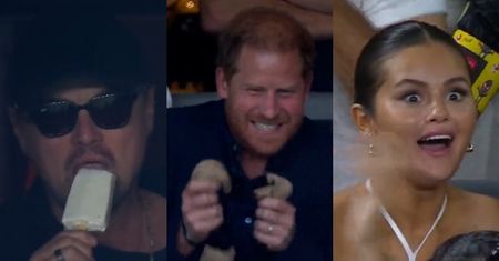 Szczęśliwy książę Harry na meczu Lionela Messiego. Była też Selena Gomez i delektujący się lodem Leonardo Dicaprio (ZDJĘCIA)