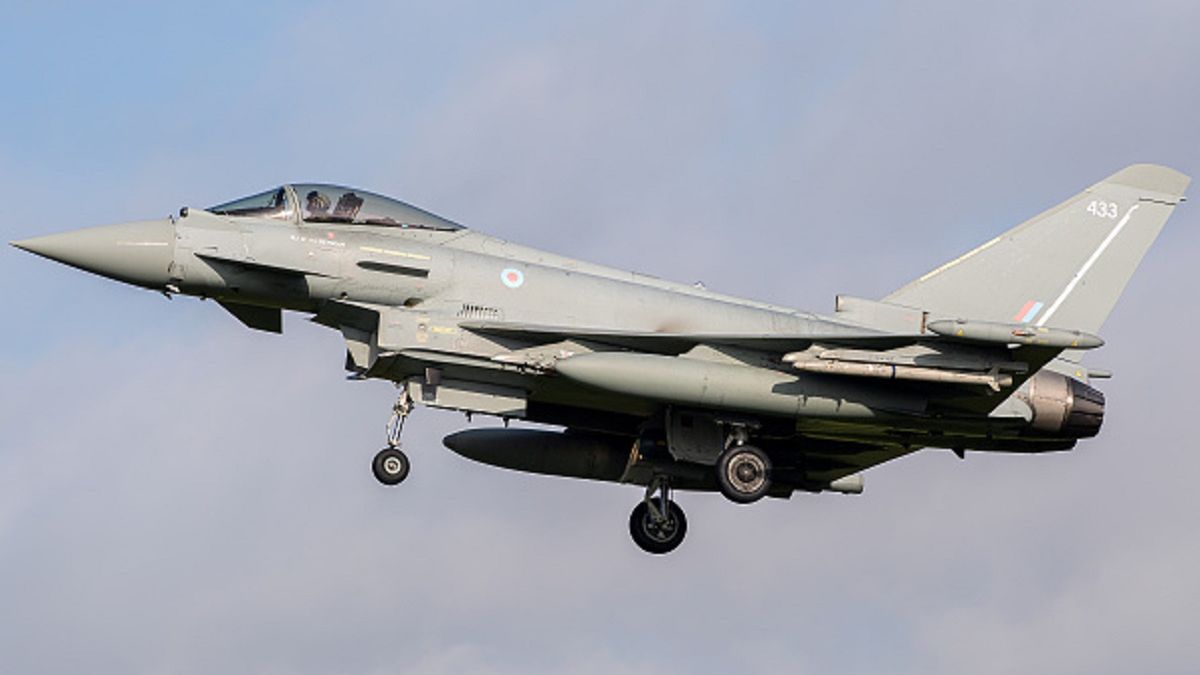 Brytyjski myśliwiec Eurofighter Typhoon