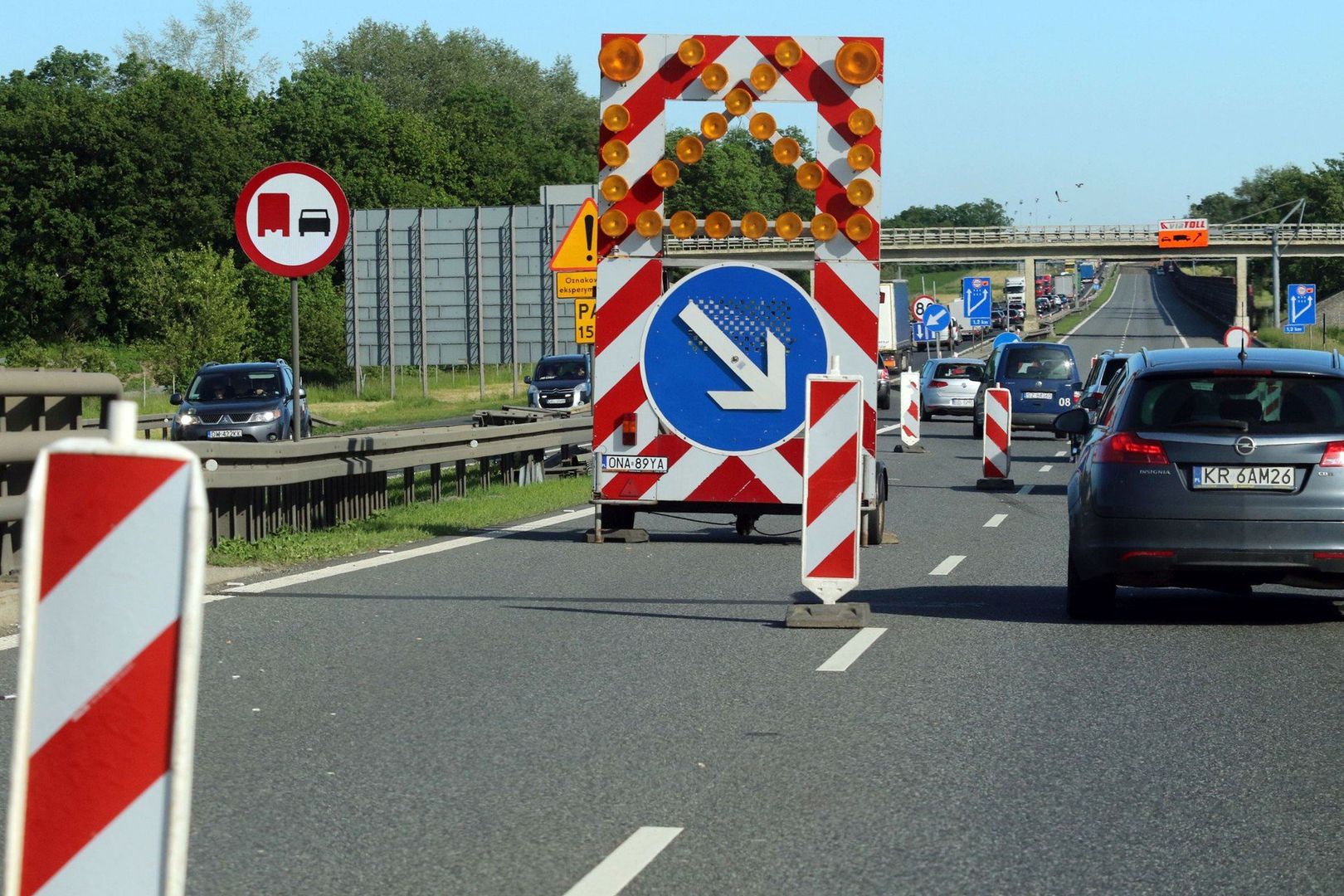 Remont nawierzchni na A4 - zdjęcie ilustracyjne 