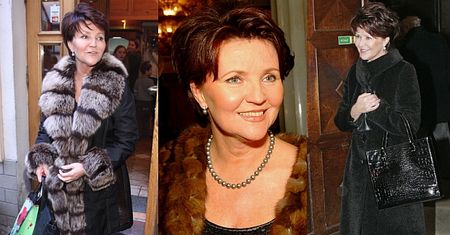 Kwaśniewska... w FUTRACH! (NATURALNE?)
