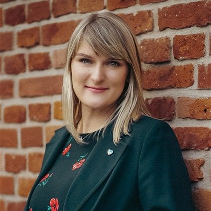 Anastasia Serhukhina z koalicji Łódź Różnorodności