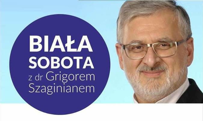 „Biała sobota” – bezpłatne konsultacje z dr Grigorem Szaginianem