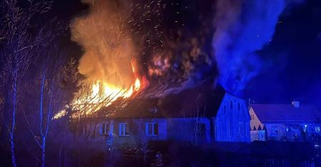Tragiczny pożar w Linkach. Jedna osoba nie żyje