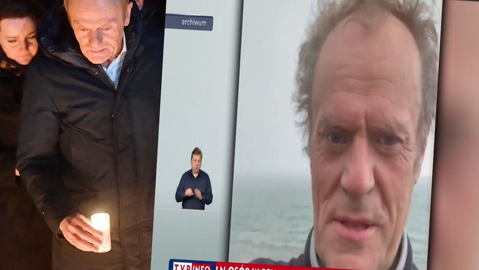 "Wiadomości" TVP o Donaldzie Tusku 