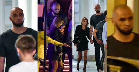 Zakochany Marcin Gortat zabiera wystrojoną Żanetę na urodziny kolegi (ZDJĘCIA)