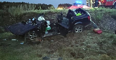 Z auta zostały strzępy. Tragedia pod Szczytnem