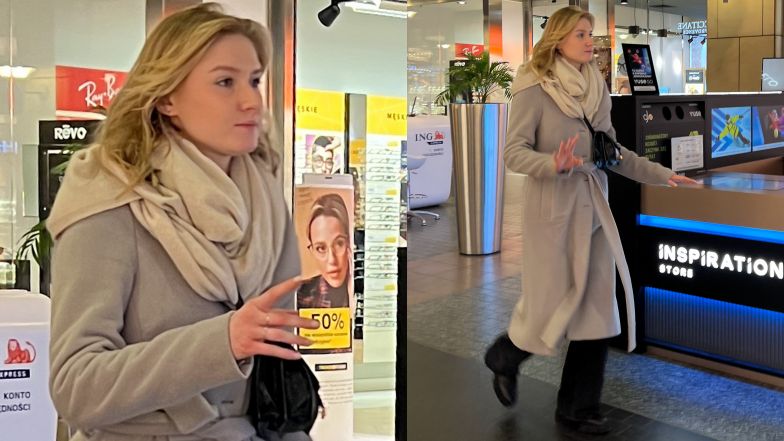 Kinga Duda w galerii handlowej