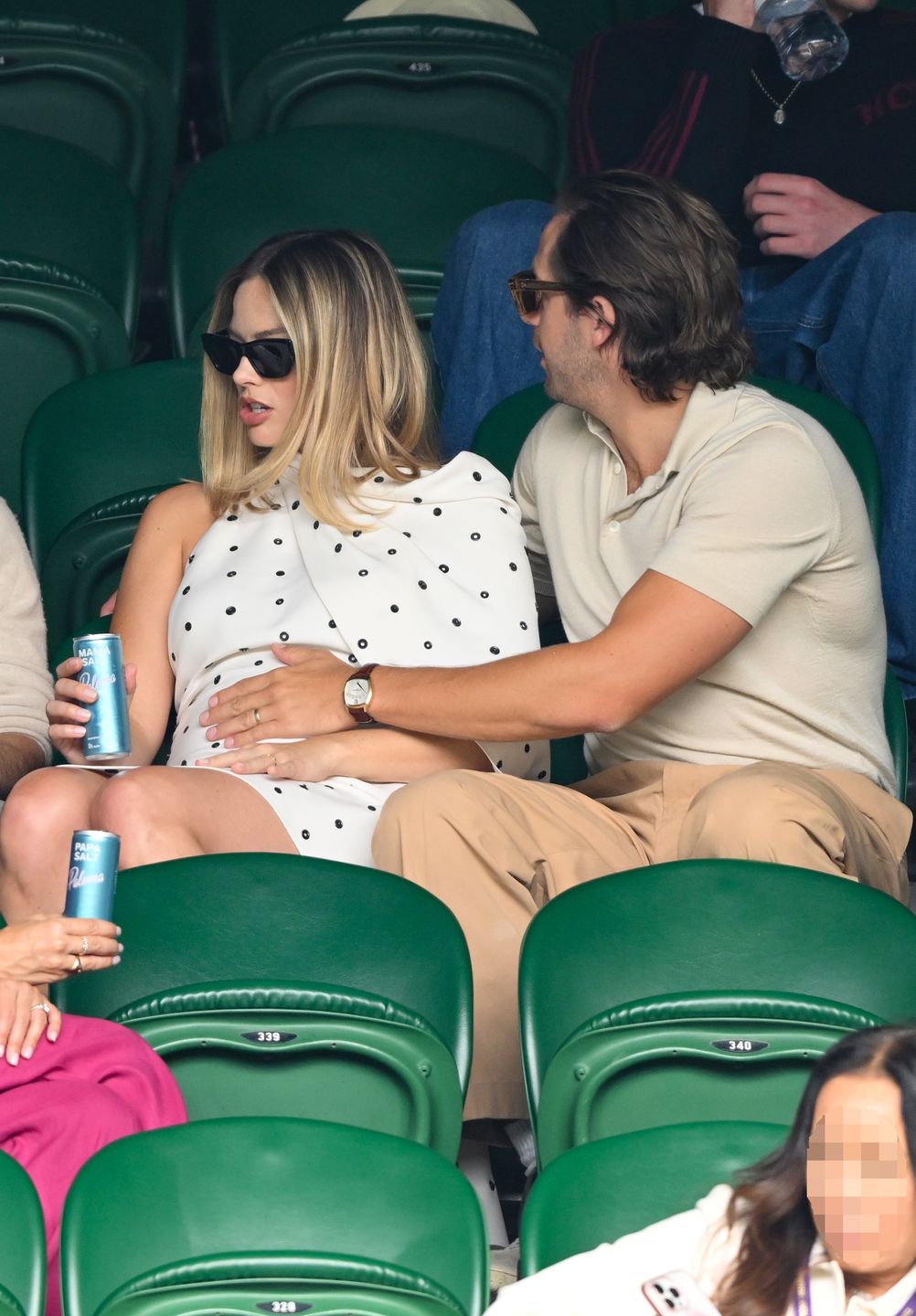 Margot Robbie z ukochanym na Wimbledonie