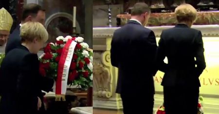 Duda z żoną modlą się przy grobie Jana Pawła II w Watykanie