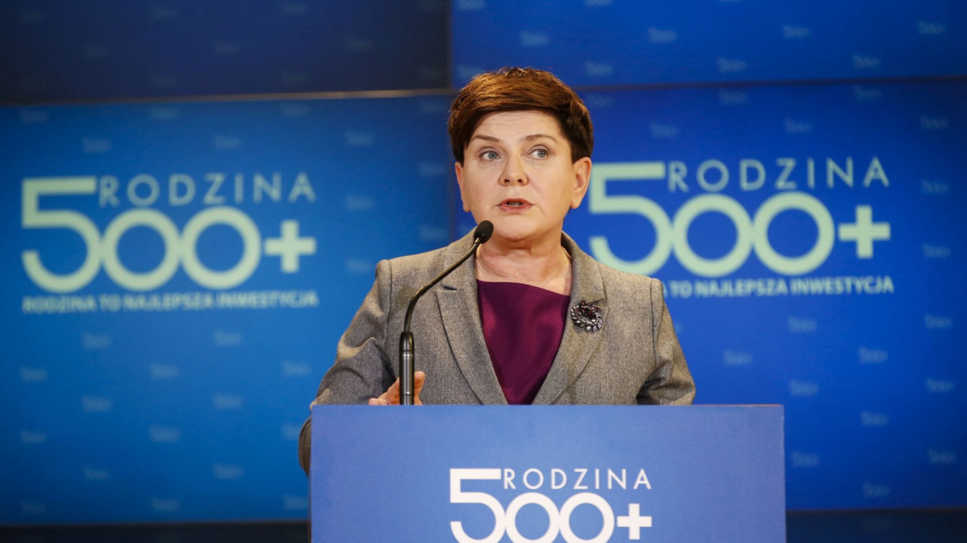 Za kadencji Beaty Szydło wprowadzono w Polsce program 500+. Nie zwiększył dzietności