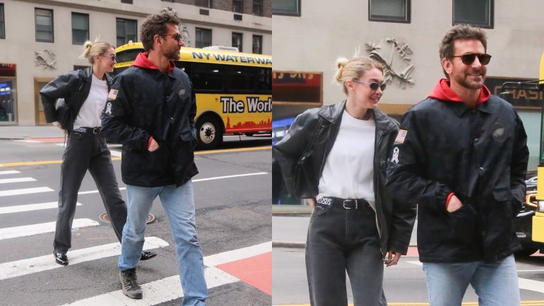 Gigi Hadid i Bradley Cooper "przyłapani" podczas spaceru ulicami Nowego Jorku