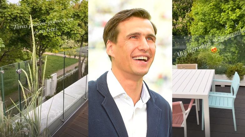 Jarosław Bieniuk prezentuje odświeżony taras