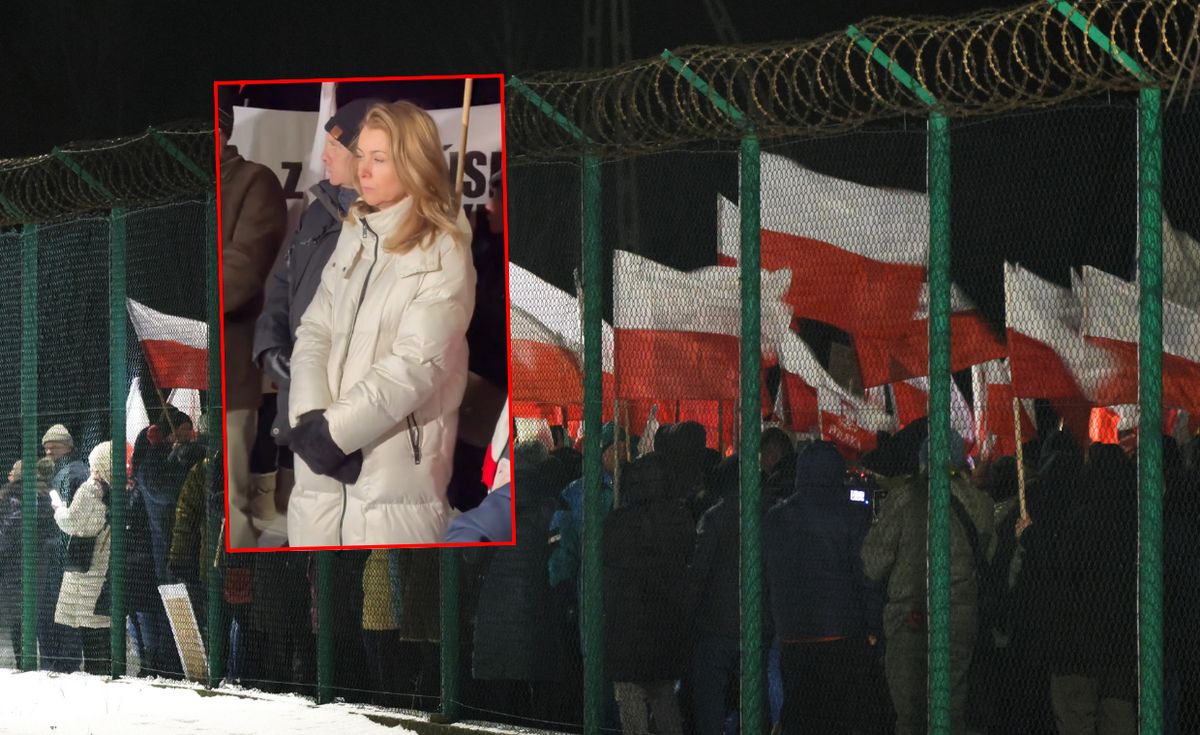 Protest przed więzieniem w Przytułach Starych. "Nie mogła powstrzymać łez"
