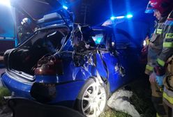 Pomorze. Audi zderzyło się z pociągiem