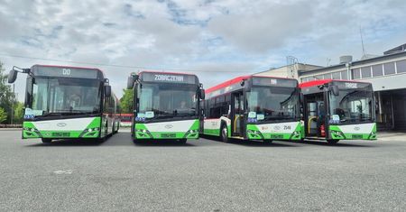 Nowe hybrydy już w zajezdni MPK Lublin. Solaris dostarczył pierwsze przegubowe autobusy