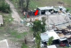 Artyleria zmiotła z ziemi rosyjski magazyn broni. Krater jak po uderzeniu meteorytu