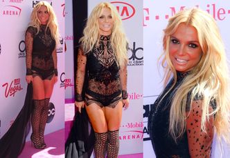 Britney Spears na ściance w czarnych majkach i kabaretkach! (ZDJĘCIA)