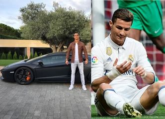 Ronaldo zostawił Lamborghini w kurorcie narciarskim, bo... bolał go nadgarstek!
