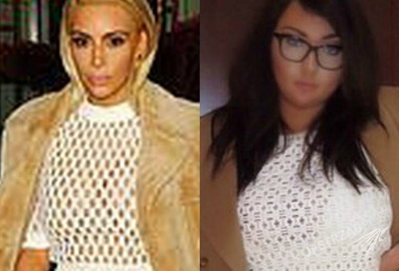 Wiktoria Grycan znowu nieudolnie kopiuje styl kim Kardashian