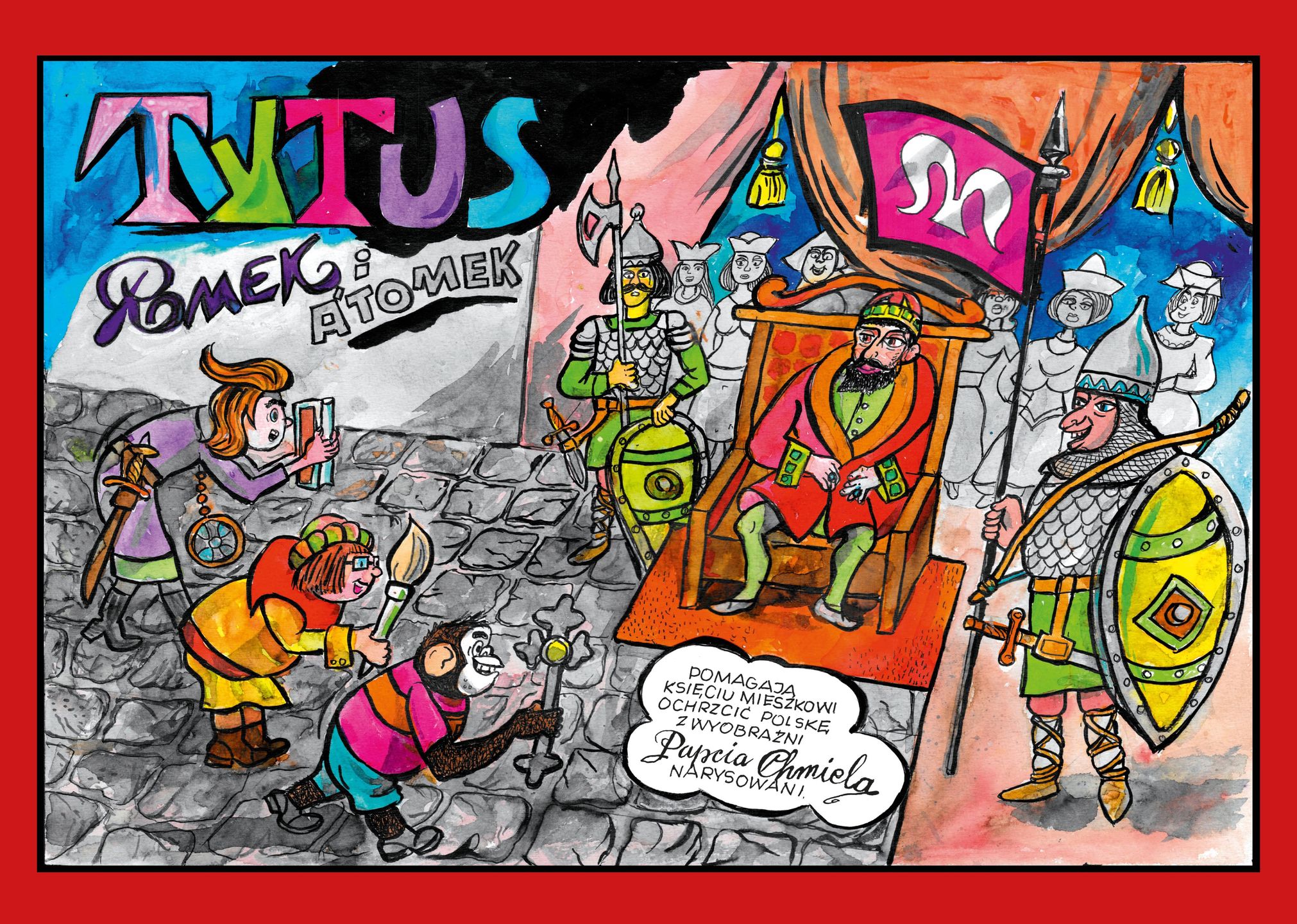 Okładka ostatniego komiksu Papcio Chmiela. 
