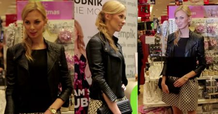 Charlize Mystery pozuje do zdjęć na promocji swojej książki