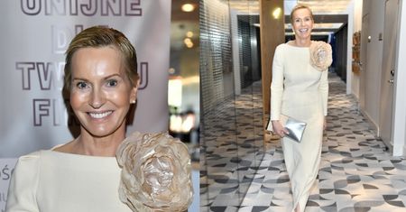 Paulina Smaszcz bryluje na gali "Osobowości roku i Sukcesy 2023", robiąc sobie zdjęcie z przystojnym brunetem (FOTO)
