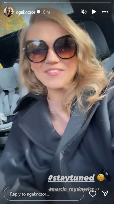 Kaczorowska i Rogacewicz nadają z samochodu