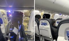 Ekstremalne lądowanie z wyrwą w kadłubie. Dramatyczne nagranie