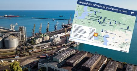 Kolejny cios w czarnomorski port Rosji. Odłamki naruszyły instalację gazową