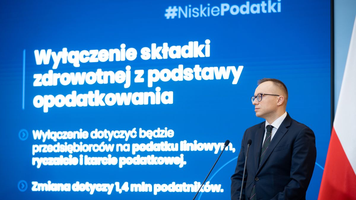 Wiceminister finansów Artur Soboń