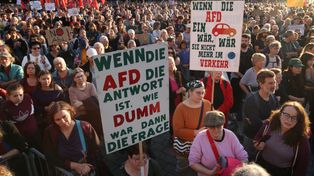Berlin protestuje przeciwko AfD. W tle wybory w Saksonii-Anhalt
