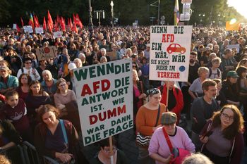 Berlin protestuje przeciwko AfD. W tle wybory w Saksonii-Anhalt
