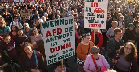 Berlin protestuje przeciwko AfD. W tle wybory w Saksonii-Anhalt