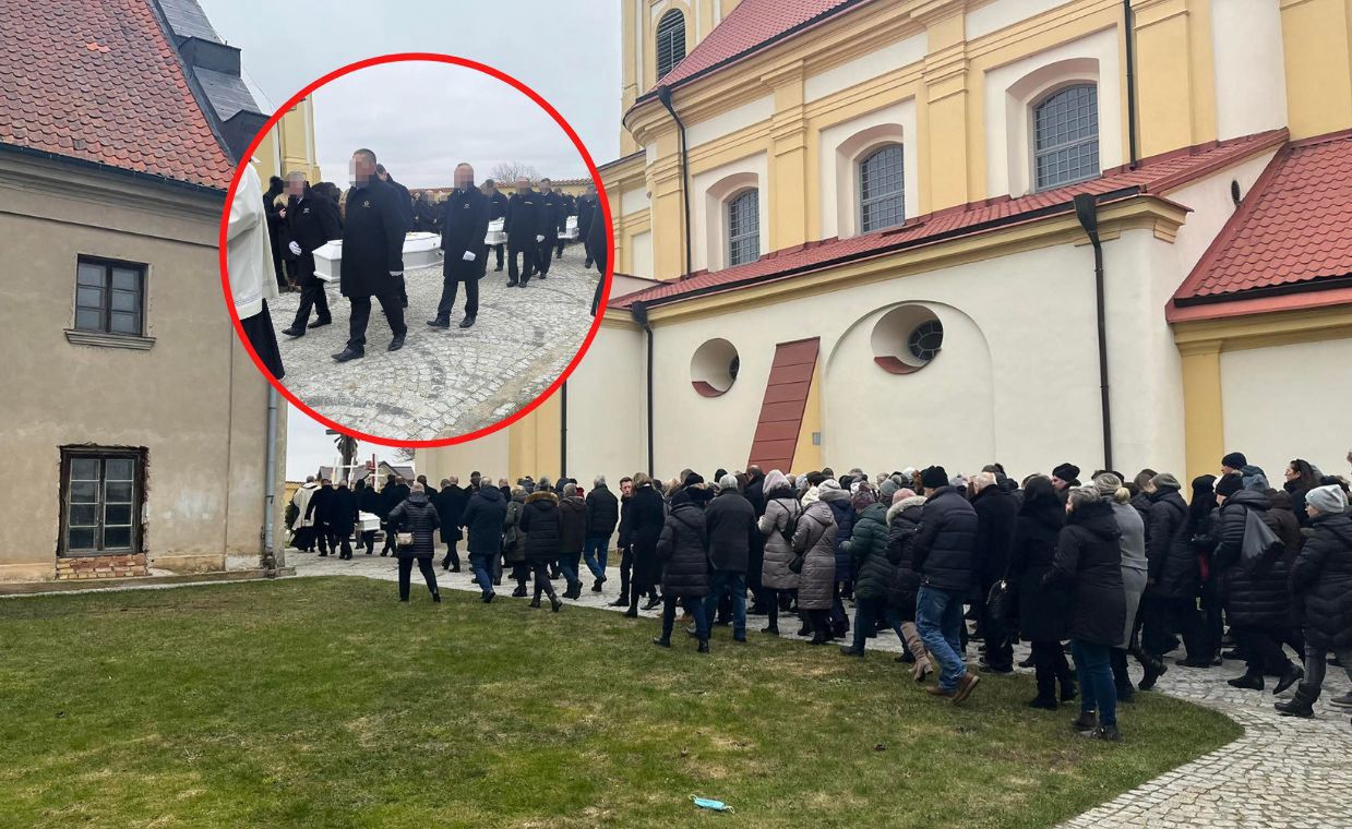 "Nigdy nie widziałam tylu trumien naraz". Pogrzeb po rodzinnej tragedii w Choroszczy