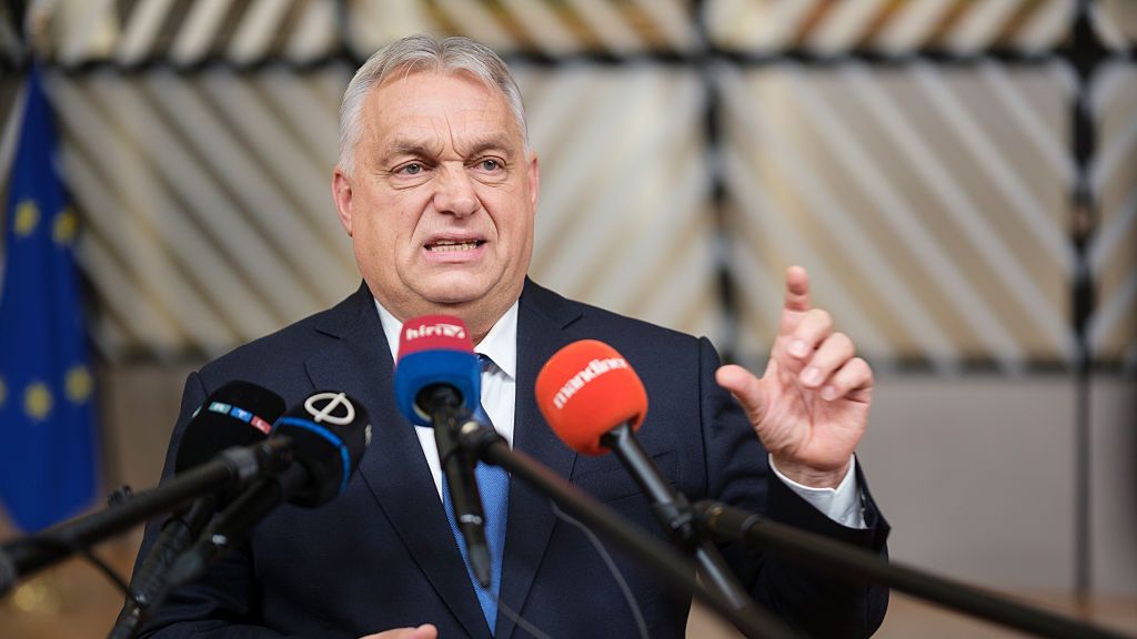 EU-Western Balkans Summit
BRUSSELS, BELGIUM - DECEMBER 17: Hungarian Prime Minister, leader of the right-wing populist Fidesz Viktor Orban talks to media prior the start of an EU-Western Balkans Summit in the Europa building, the EU Council headquarter on December 17, 2025 in Brussels, Belgium. This summit will highlight the EUWestern Balkans politicaleconomic partnership, reaffirm the EU's unequivocal commitment to the Balkans' eventual EU membership, and stress the need for tangible reform progress, alignment with the acquis and deeper regional cooperation, all underpinned by the 6billion Growth Plan that aims to accelerate integration into the EU single market and boost the region's economic convergence. (Photo by Thierry Monasse/Getty Images)
Thierry Monasse
russophilia, far-right, right-wing populism, right-wing, national conservatism, euroscepticism, viktor orbán