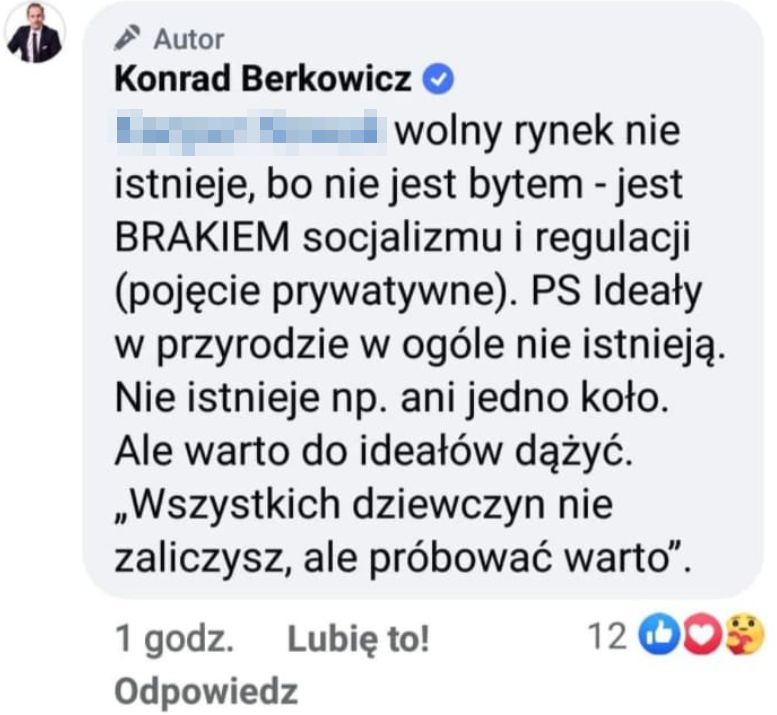 Osobliwy argument posła Konfederacji