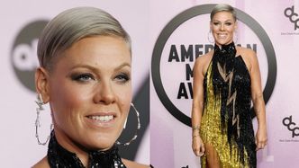 Cekinowa Pink zabrała na ściankę American Music Awards męża i DZIECI! (ZDJĘCIA)