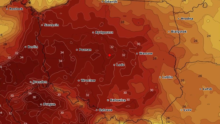 Upały w całej Polsce