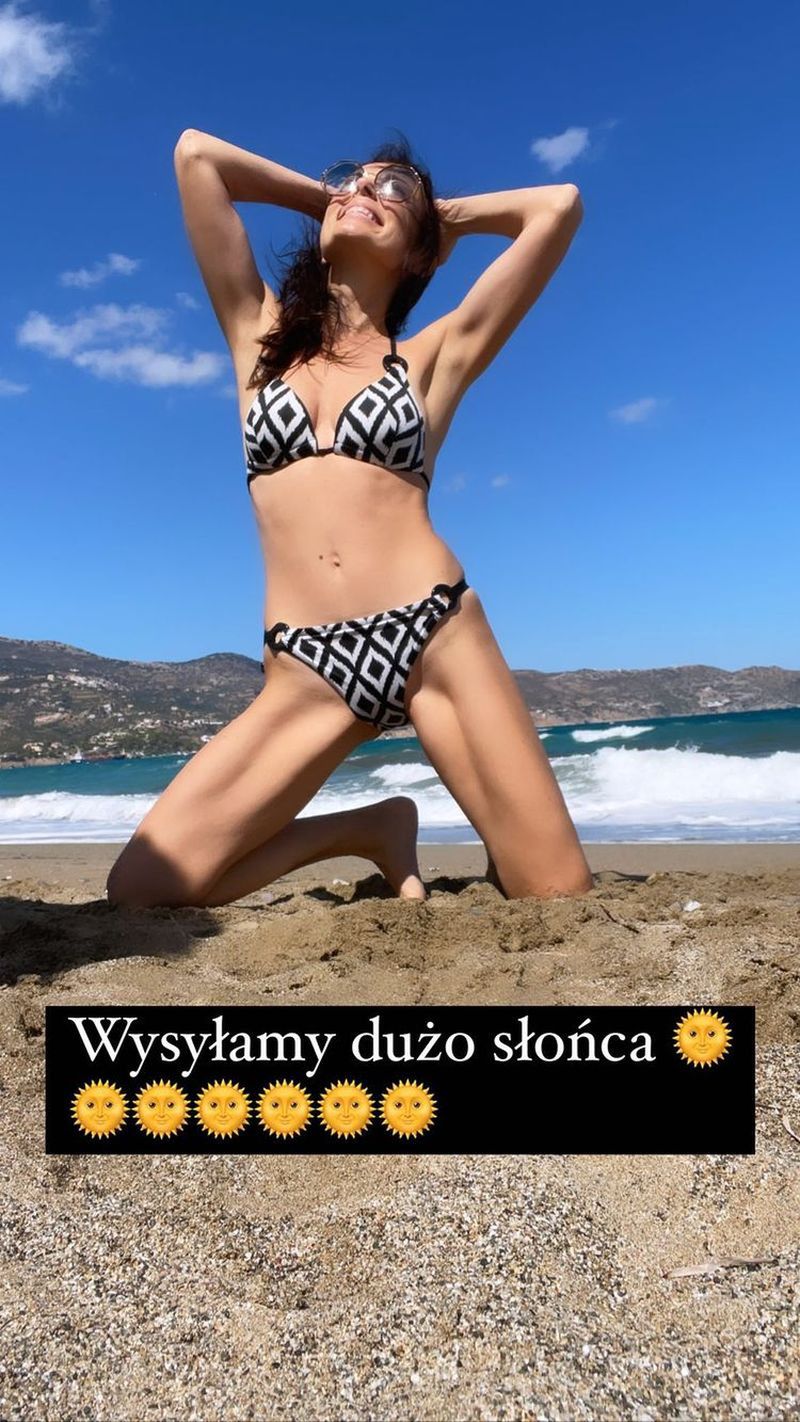 Katarzyna Glinka na wakacjach
