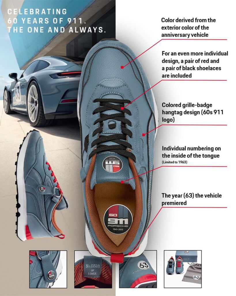 Buty inspirowane Porsche 911