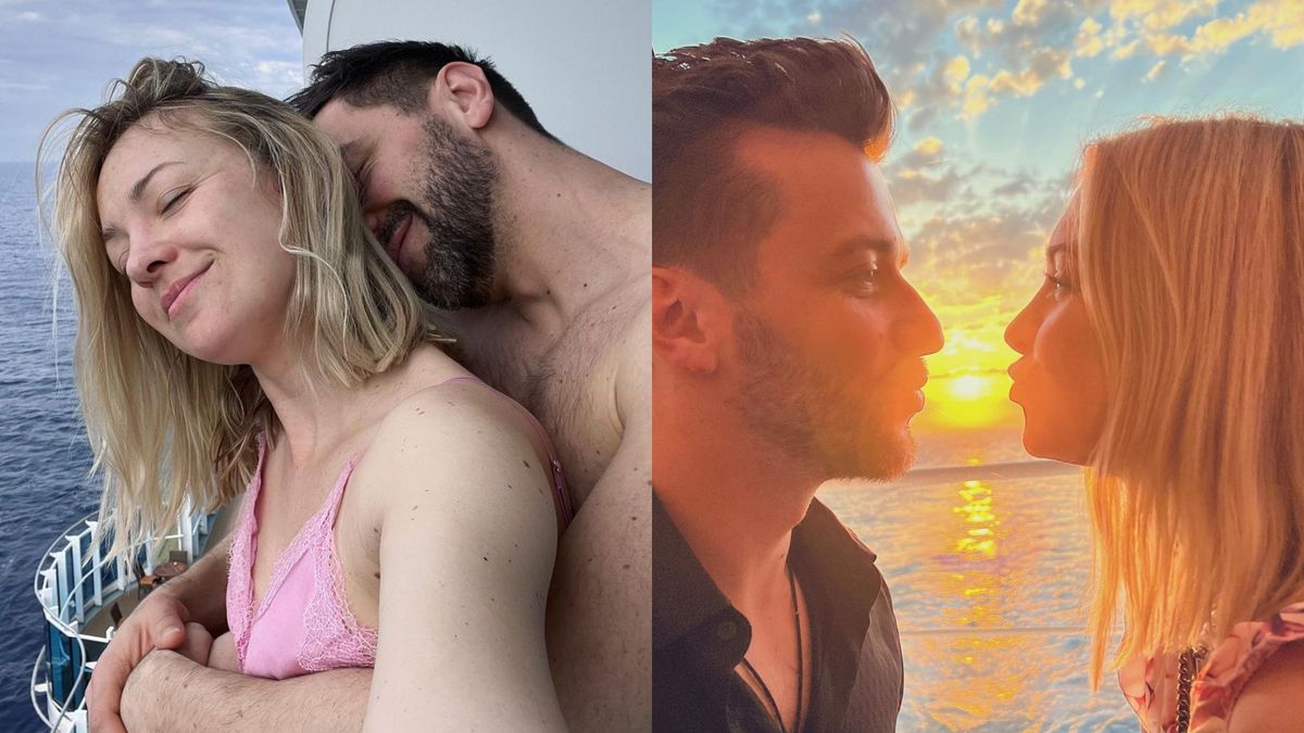 Barbara Kurdej-Szatan z mężem spędzają majówkę na statku 