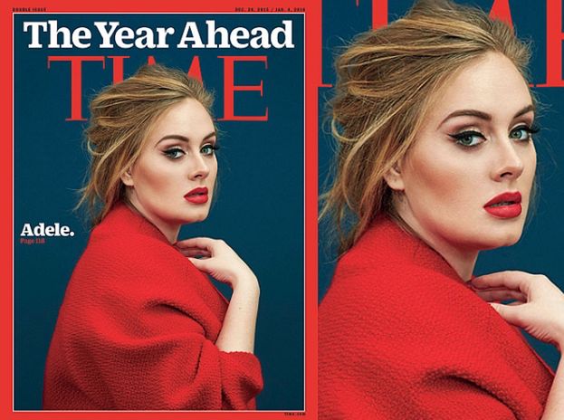 Elegancka Adele na okładce "Time Magazine" (FOTO)