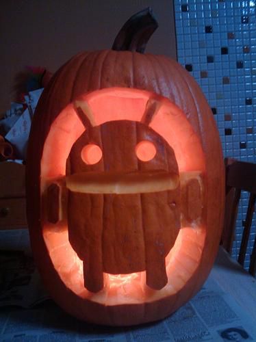 google-android-pumpkin-face