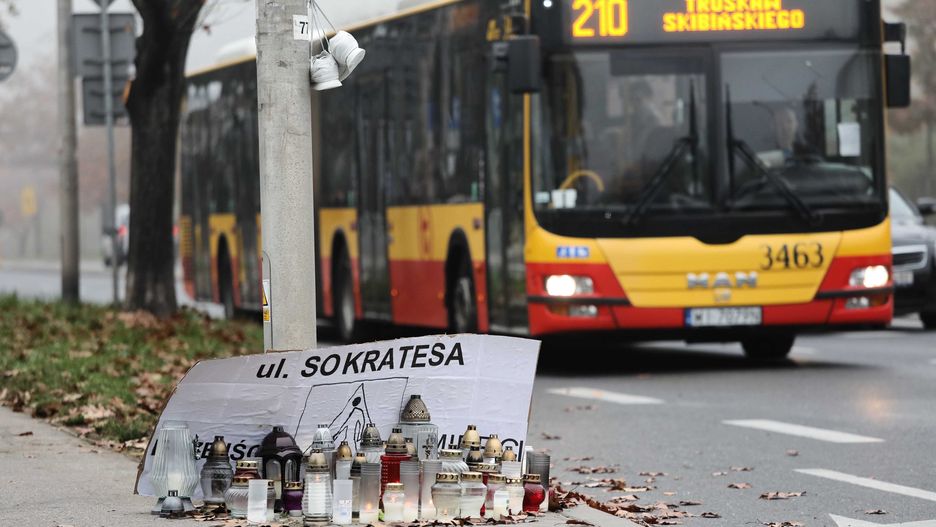Na ulicy Sokratesa doszło do tragicznego wypadku